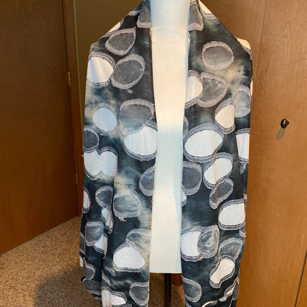 Shawl with arm holes. One Size